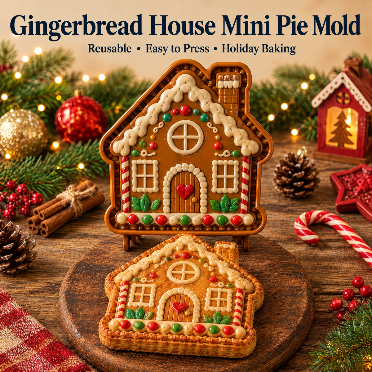 Christmas Pie Molds